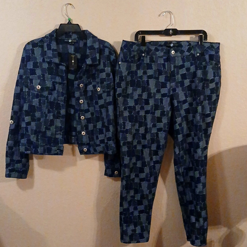 Women's Jean pant suit